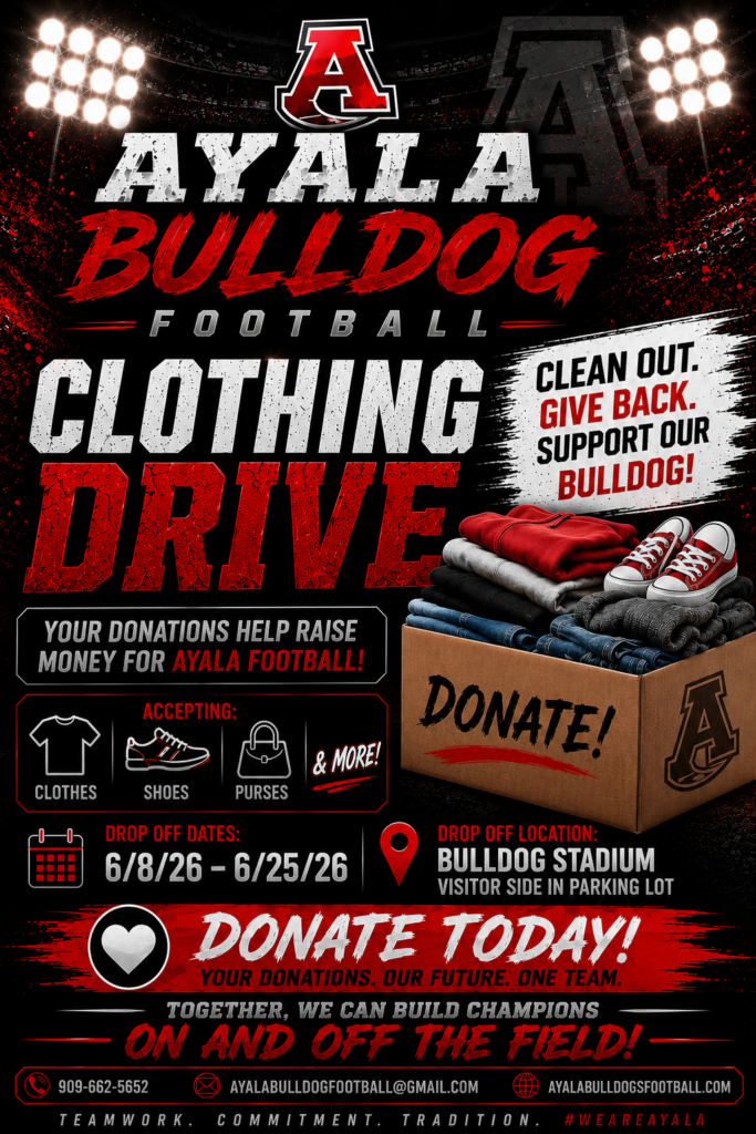Clothing Drive START MONDAY JUNE 8TH